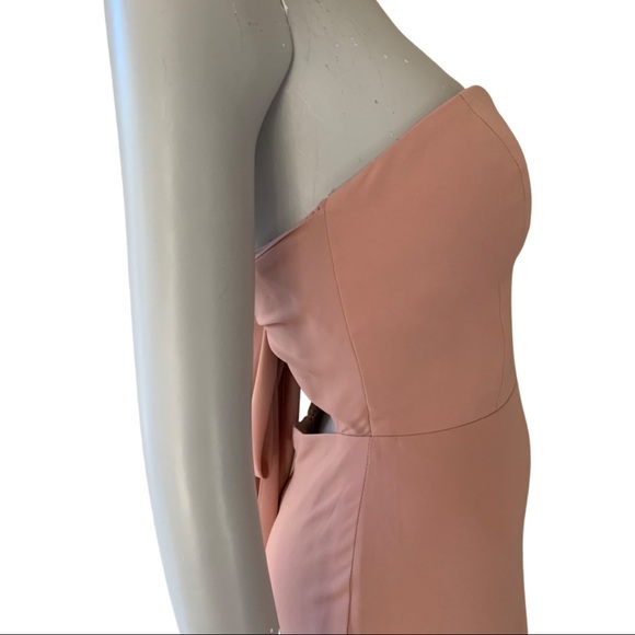 JENNY YOO Kylie Whipped Apricot Crepe De Chine Bridesmaid Dress - Picture 11 of 16